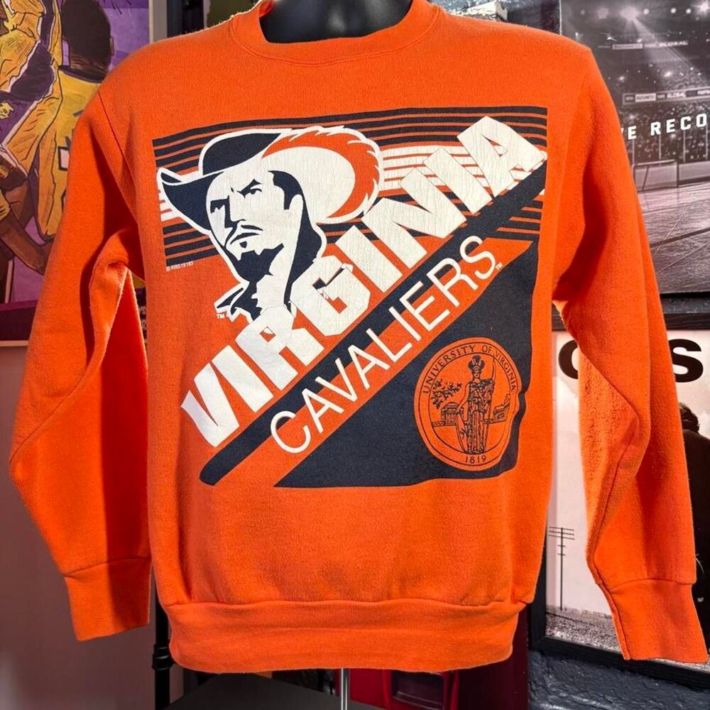 Vintage 1993 Virginia Cavaliers UVA Crewneck Sweatshirt –  Medium
